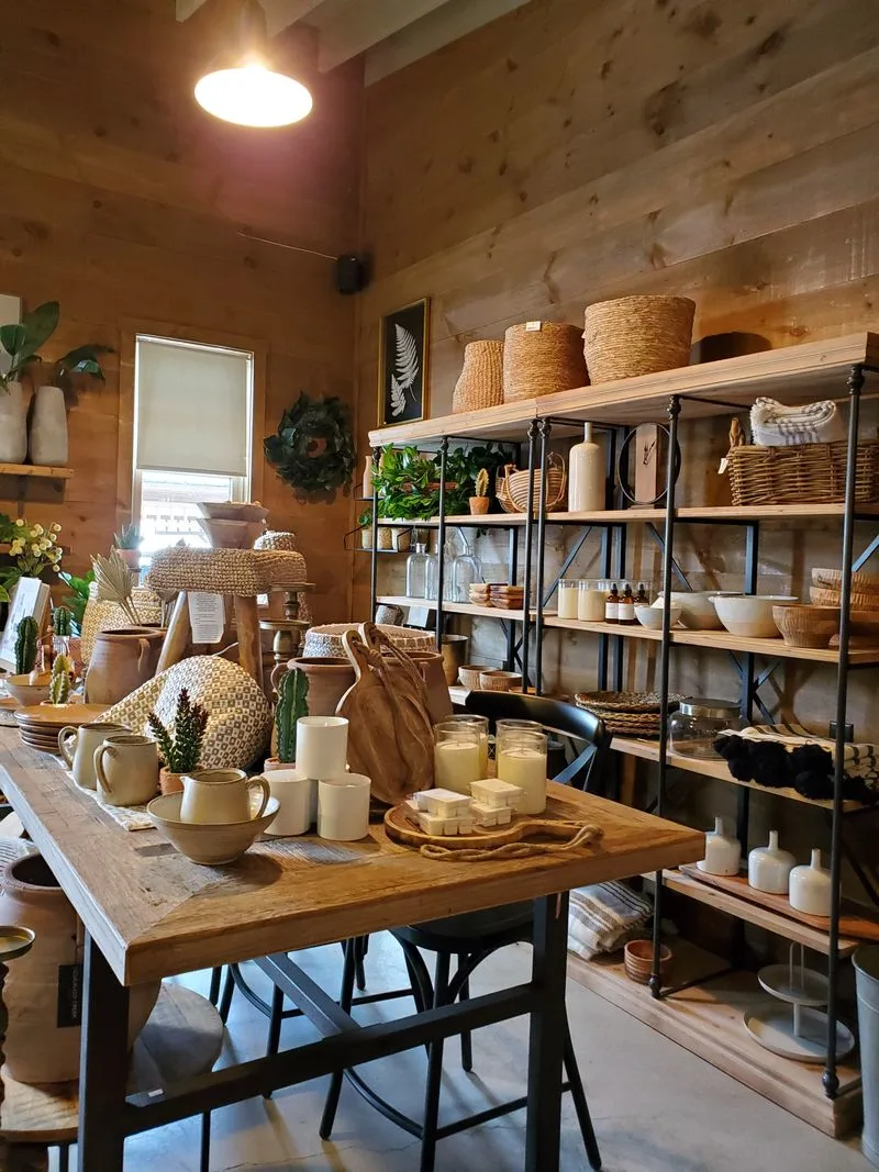 Handmade goods: soaps, candles, and home decor