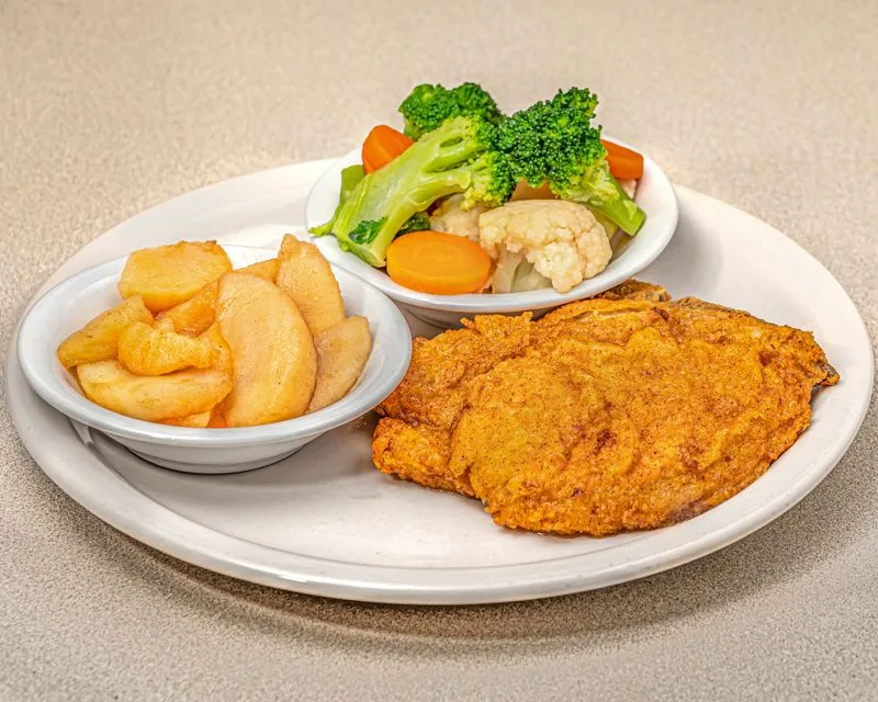 Fried chicken that crackles