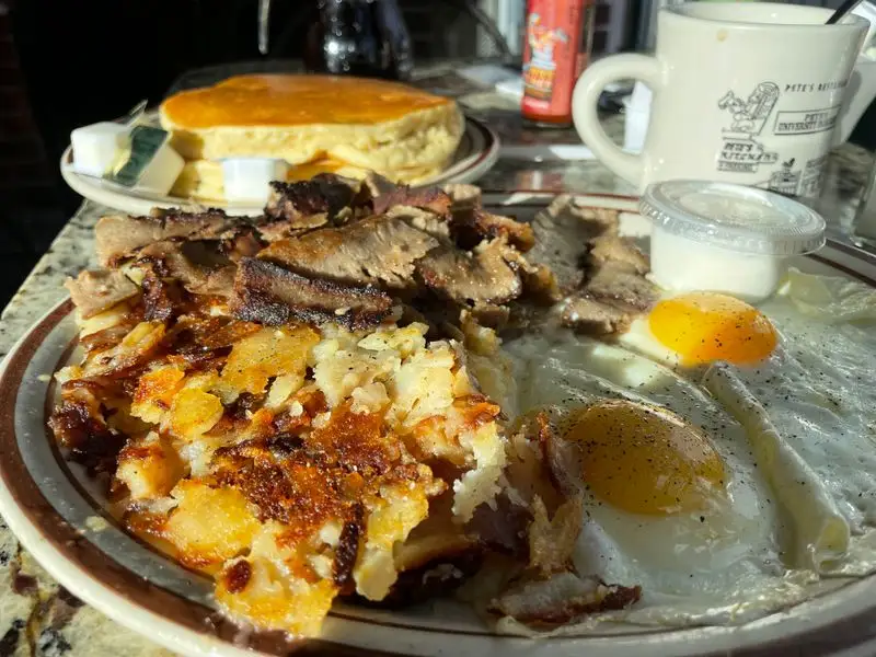 Corned Beef Hash With Perfectly Cooked Eggs