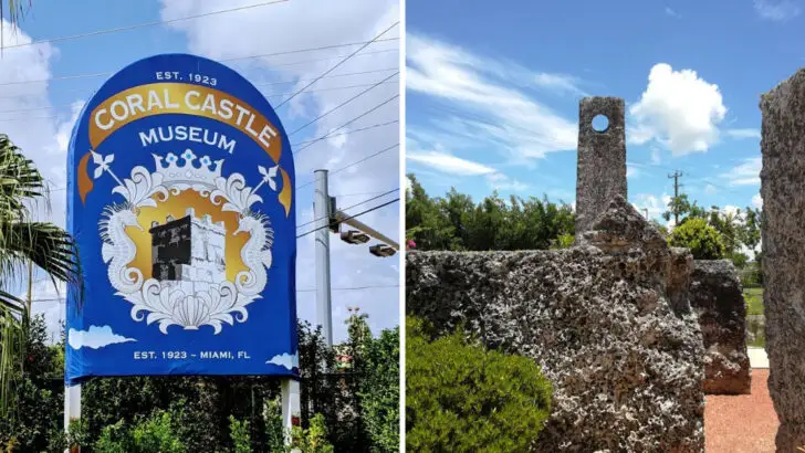 The Coral Castle in Florida is one of the strangest places you can visit and feels like it belongs in another world