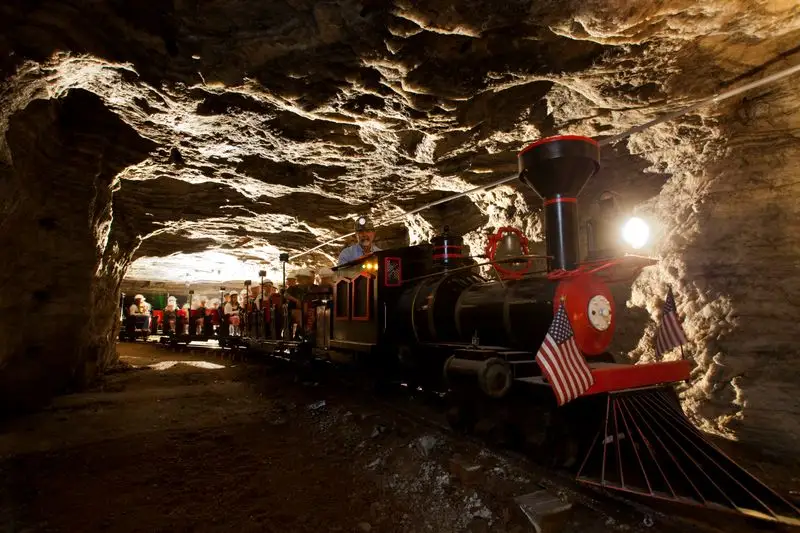 Salt Blast Train Ride: Guided Tunnels and Mining Stories
