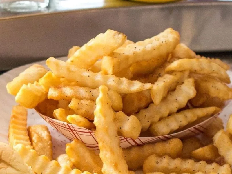 Crinkle Cut Fries Done Right