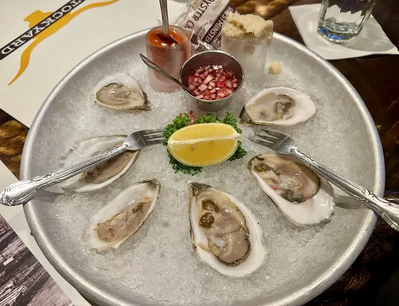 Classic starters: chowder, oysters, calamari