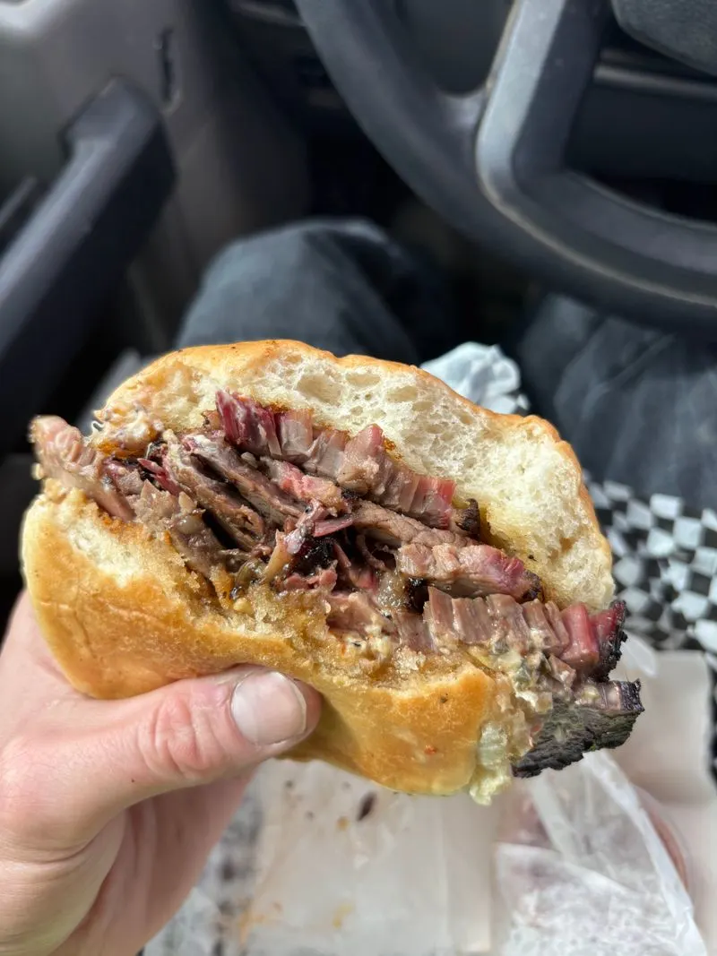 Funky PB&J Brisket Sandwich