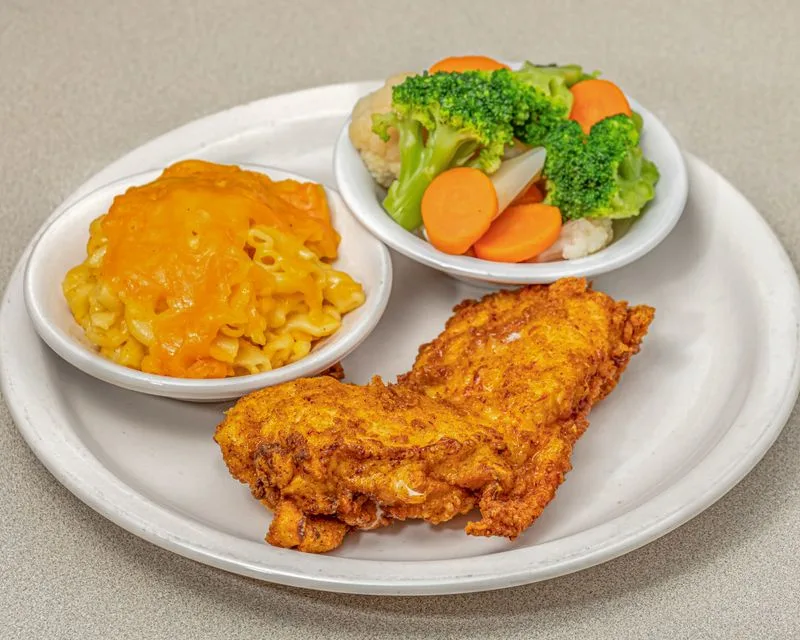 That golden-paned mac and cheese