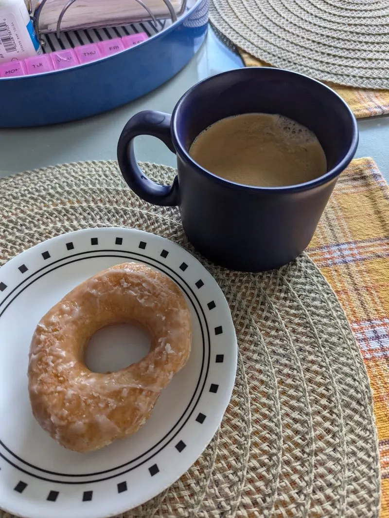 The classic plain cake donut
