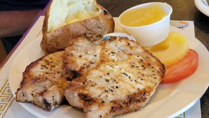 Bourbon-Glazed Salmon With Belle Isle Views