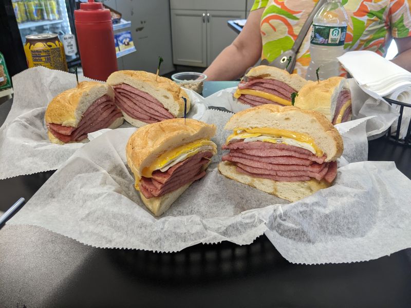 Breakfast sandwiches that could feed two