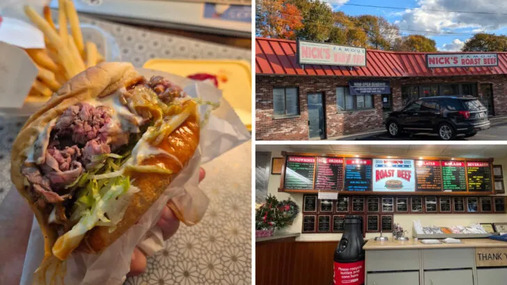 The roast beef sandwich at this Massachusetts deli is worth the wait