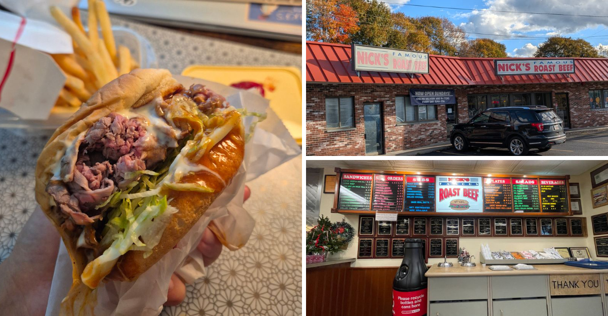 The roast beef sandwich at this Massachusetts deli is worth the wait
