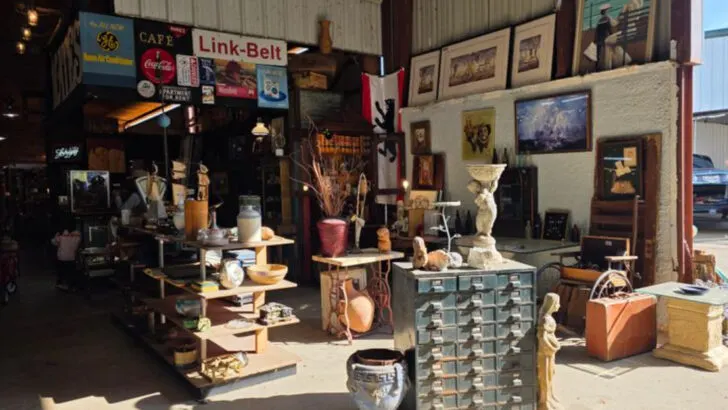 This 450-acre flea market in Texas feels like its own small town