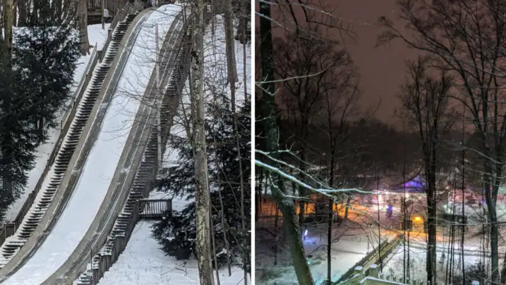 This 700-foot toboggan run is one of Ohio’s coolest winter thrills
