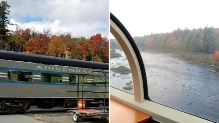 This Adirondack train ride offers one of the most memorable ways to travel New York’s north country