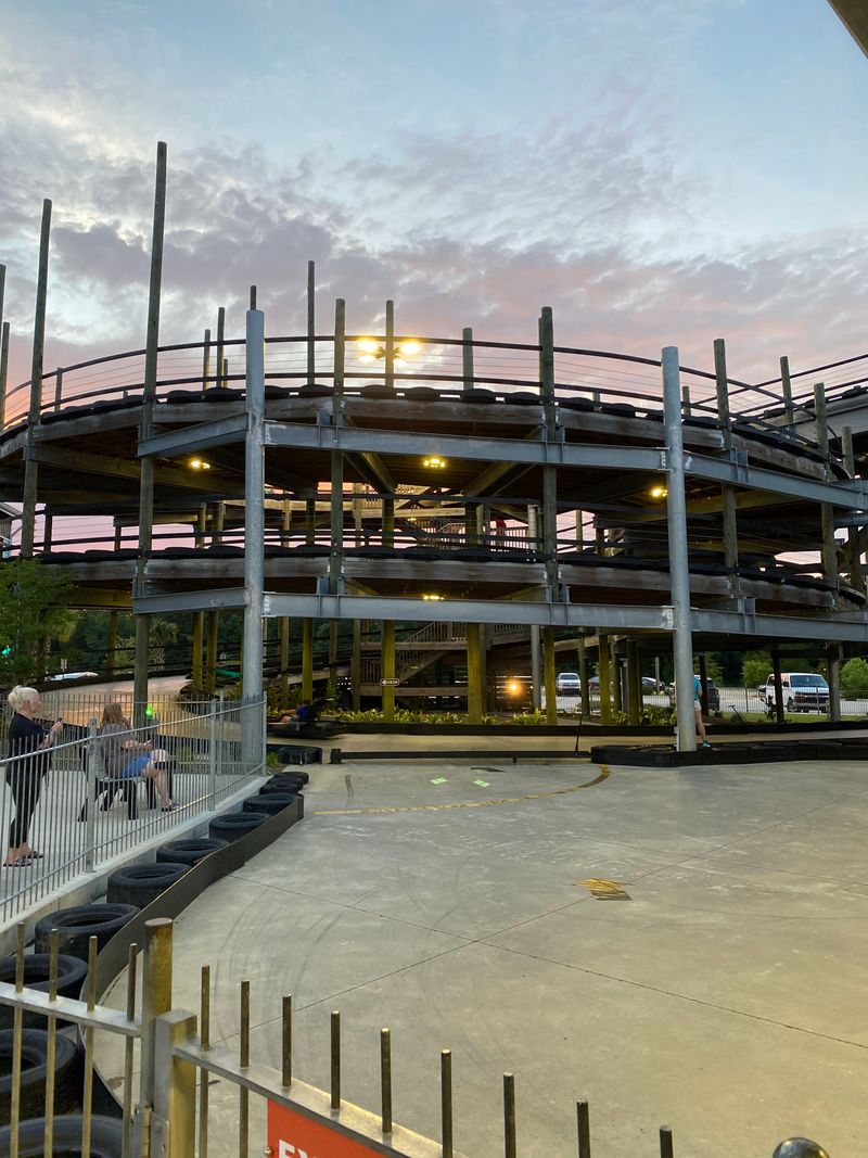 Elevated Spiral Track Thrills