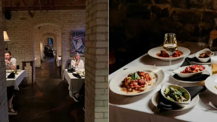 This Italian Restaurant in Traverse City Is Set Inside a Former Underground Asylum