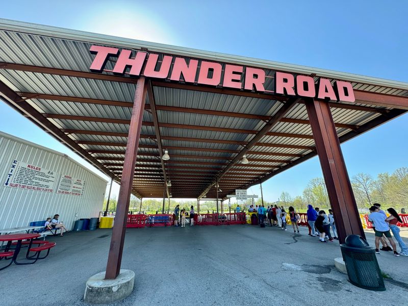 Go-Karts on the Thunderbolt Track