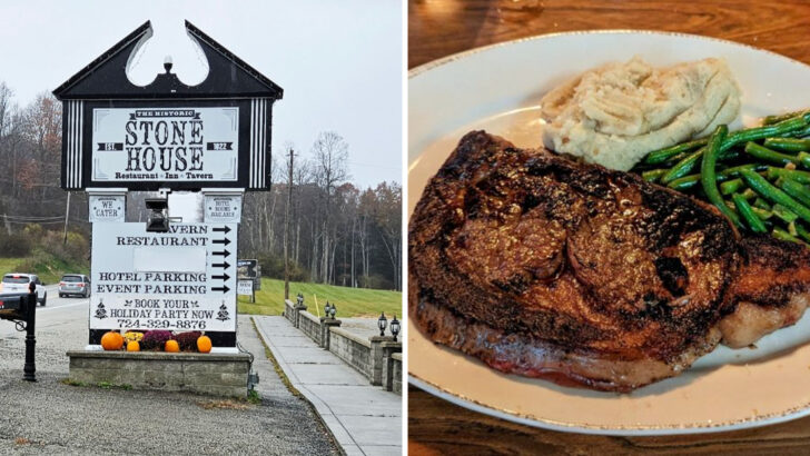 This Remote Stone House Restaurant in Pennsylvania Feels Like a True Getaway