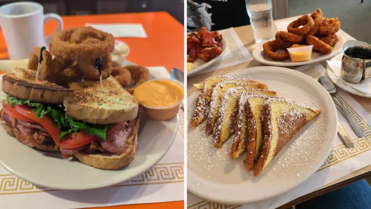 This beloved Ohio diner serves hearty breakfasts and lunch favorites all day long