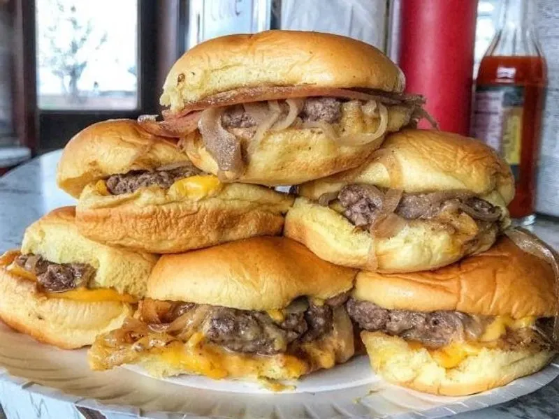 The Legendary Double Cheeseburger With Onions