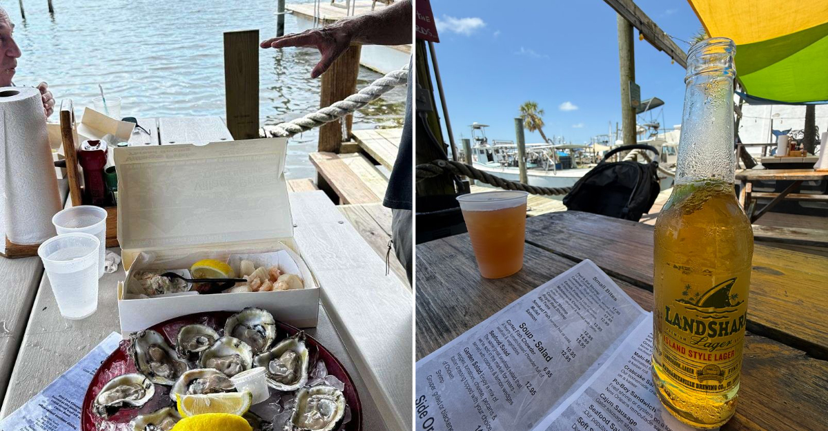 This decades‑old Florida seafood shack in Cortez still draws hour‑long lines