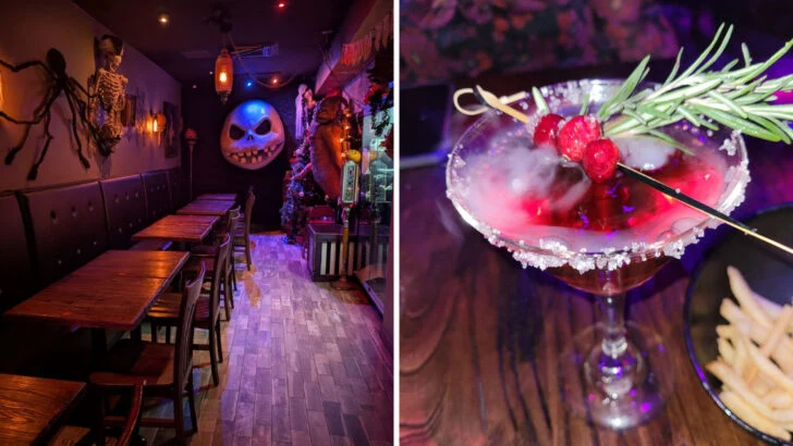 This gothic restaurant in New York feels like a movie set come to life