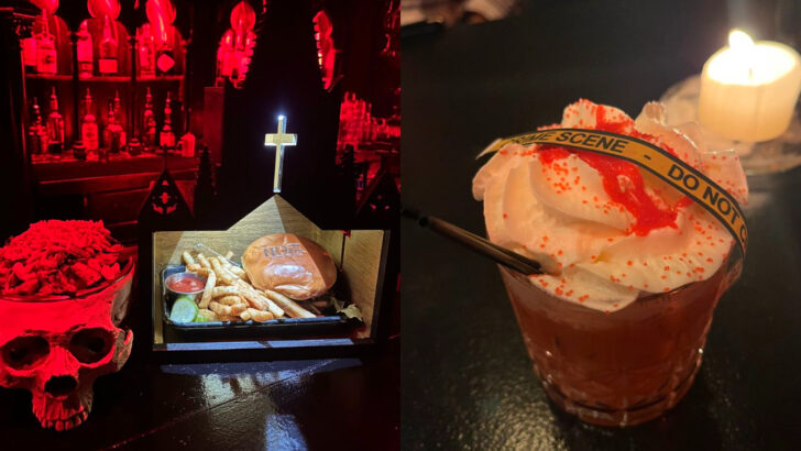 This gothic-themed restaurant in Pennsylvania turns dinner into an experience