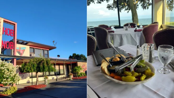 This lakeside Wisconsin supper club has retro flair and prime rib nights that pack the house