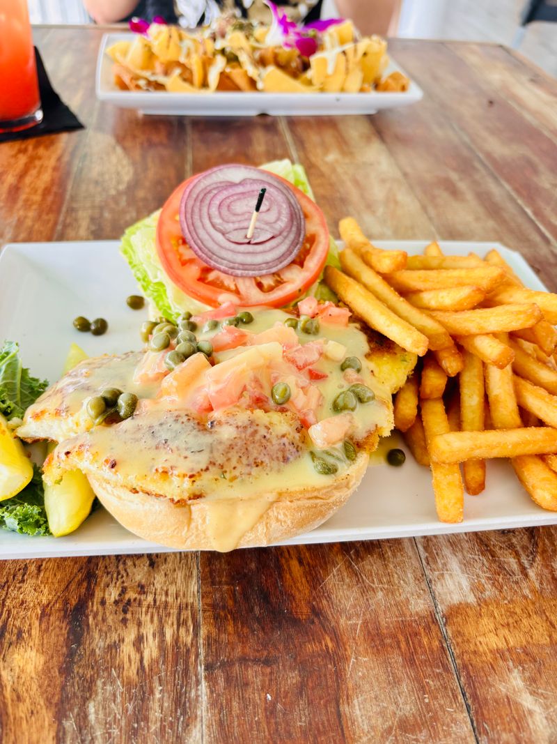 The famous hogfish sandwich