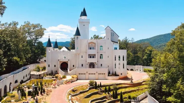 This medieval-style castle in Georgia feels completely out of place in the best way