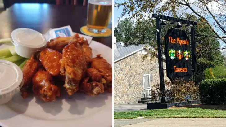 This old-school restaurant in North Carolina is known for its classic wings