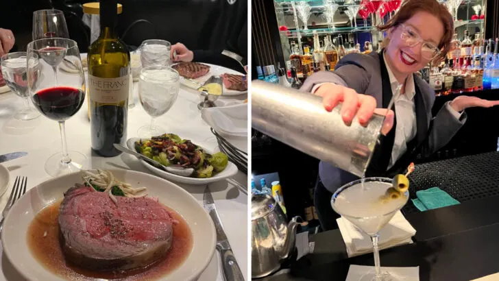 This old-school steakhouse in Pennsylvania is known for its outstanding prime rib