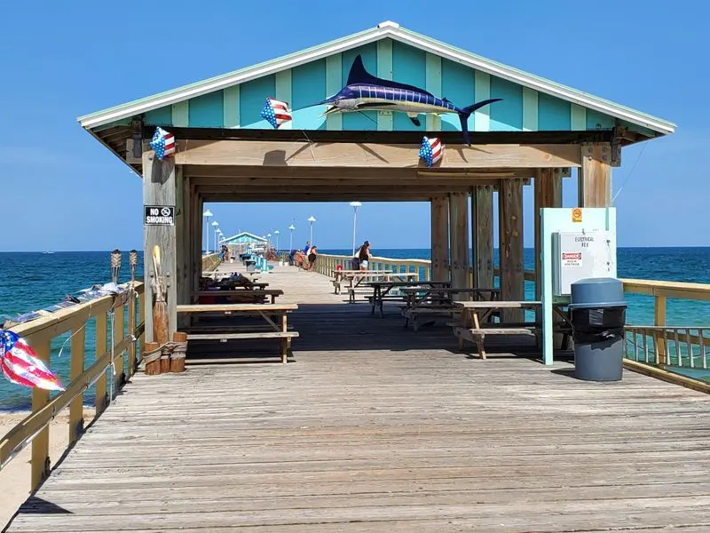 Anglin&rsquo;s Square and the iconic fishing pier gateway
