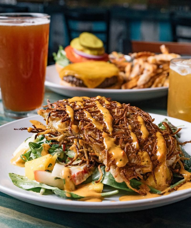 Sweet Potato Crusted Grouper