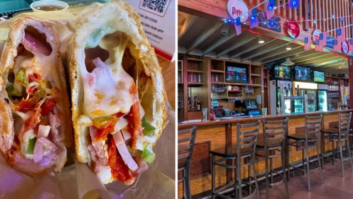 This unassuming New Jersey restaurant is best known for its stromboli