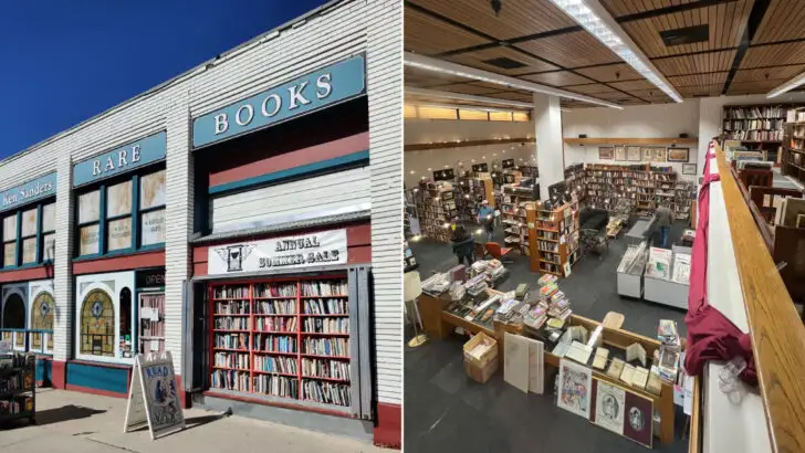 This used bookstore in Utah has enough shelves to keep you busy for hours