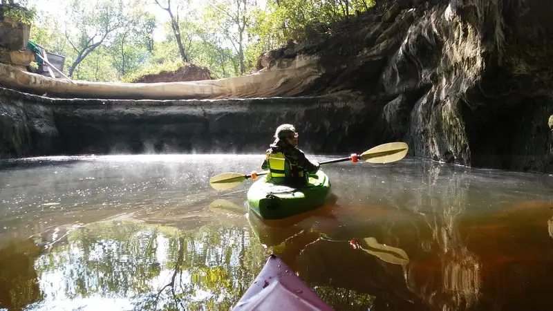 How to reach the subterranean launch point