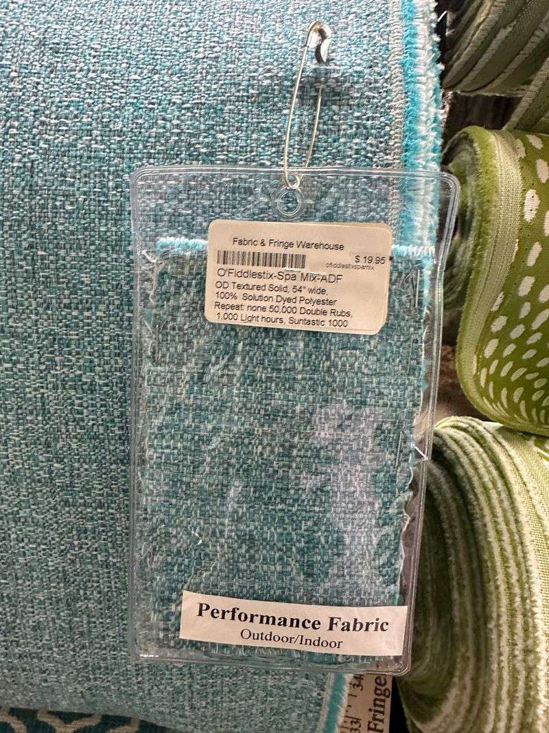 Smart sampling: swatch pouches and take home tests