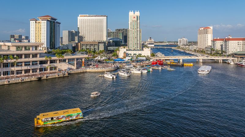 Water taxi and boat watching