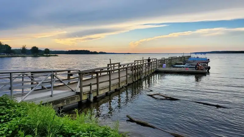 Hidden Boardwalk Near Tamarack Swale