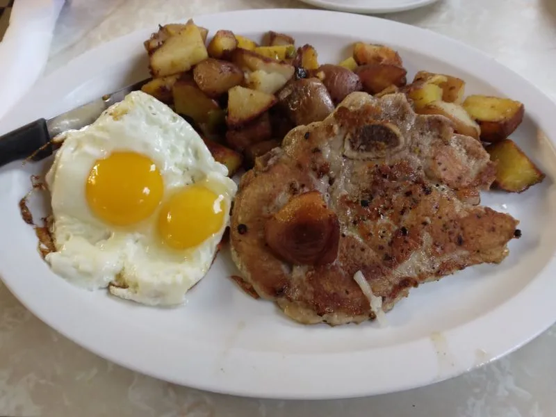 A perfect road-trip breakfast stop