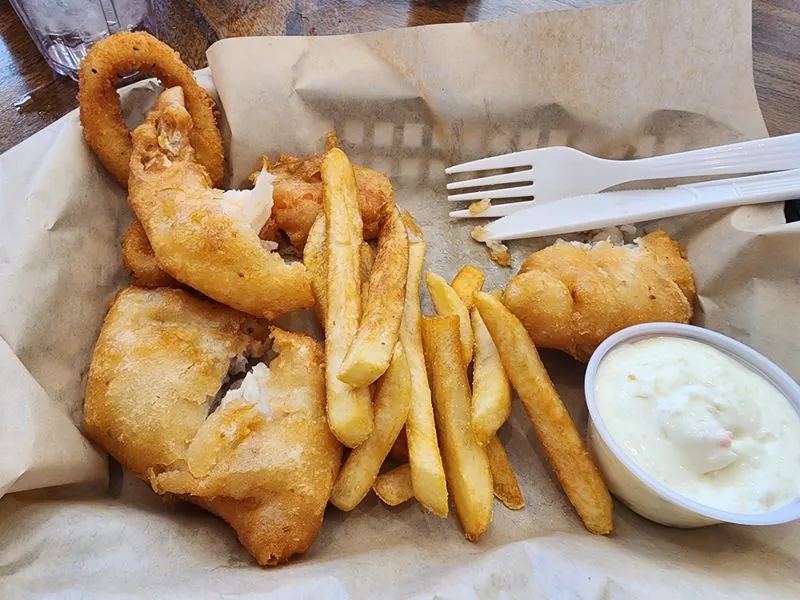 Kiwi Style Fish and Chips Anna Maria Island