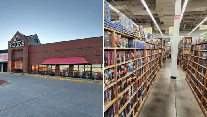 You could spend an entire afternoon inside this massive Iowa bookstore and still miss sections