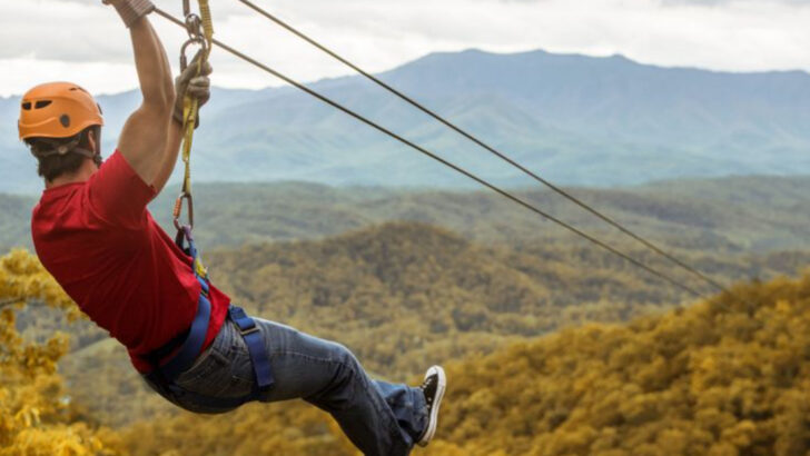 11 Zip Line Courses Across Tennessee That Send Riders Soaring Over Rivers, Forests, and Gorges