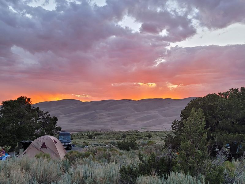 Pi&ntilde;on Flats Campground &mdash; Great Sand Dunes National Park & Preserve