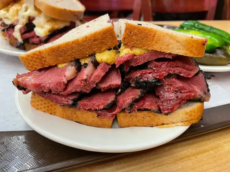 Katz’s Delicatessen — 205 E Houston St, New York, NY 10002