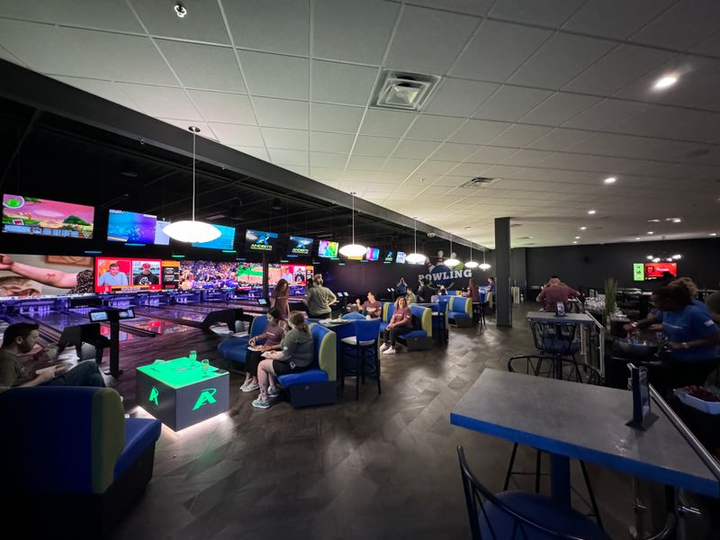 Duckpin bowling and arcade breaks