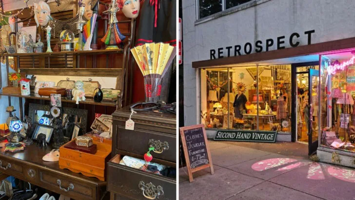 A Massachusetts thrift store where budget shoppers tend to leave satisfied