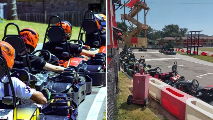 A Mississippi go-kart track that turns an ordinary day into a good time