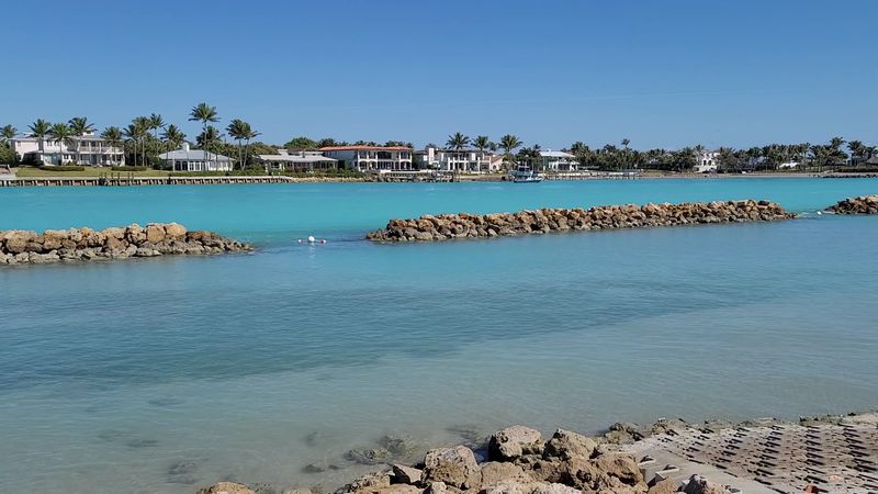 A Sheltered Lagoon Perfect for Swimming