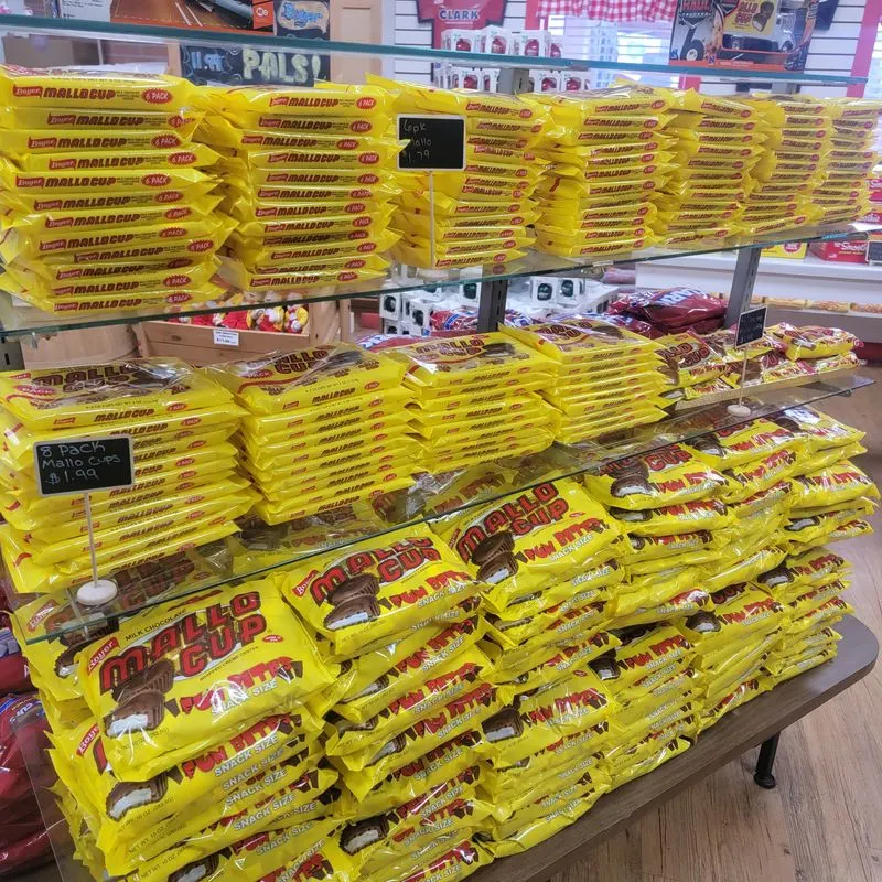 What to buy: Mallo Cups, Clark Bars, and Jimmie Stix